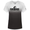 Women's V-Neck Ombre T-Shirt Thumbnail