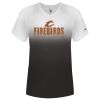 Women's V-Neck Ombre T-Shirt Thumbnail