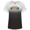 Women's V-Neck Ombre T-Shirt Thumbnail
