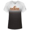 Women's V-Neck Ombre T-Shirt Thumbnail